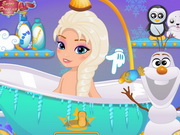 Play Baby Elsa Shower Game