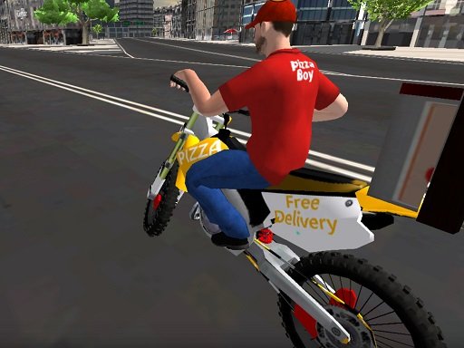 Play Motor Bike Pizza Delivery Game