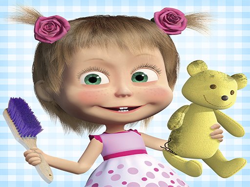 Play Masha and the Bear: House Cleaning Game