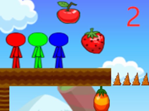 Play Stickman Bros In Fruit Island 2 Game