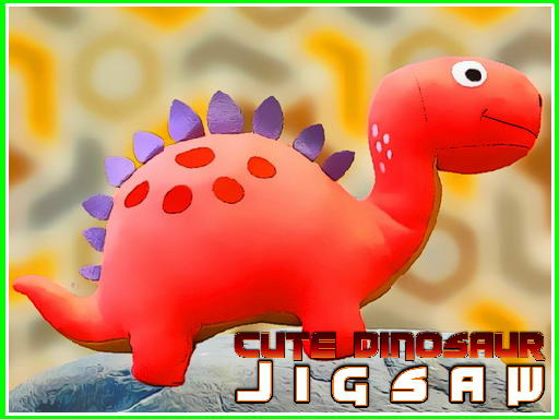 Play Cute Dinosaur Jigsaw Game