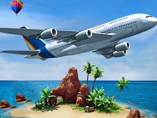 Play Airplane Simulator Island Travel Game