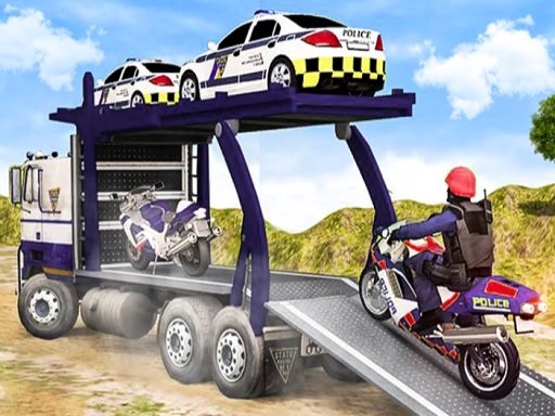 Play Offroad Police Cargo Transport Game