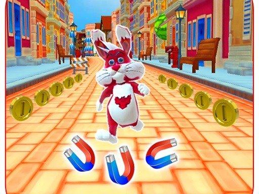 Play Subway Bunny Run Rush Rabbit Game