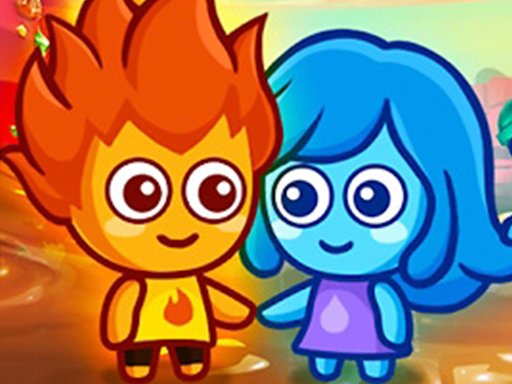 Play Lava Boy And Blue Girl Game