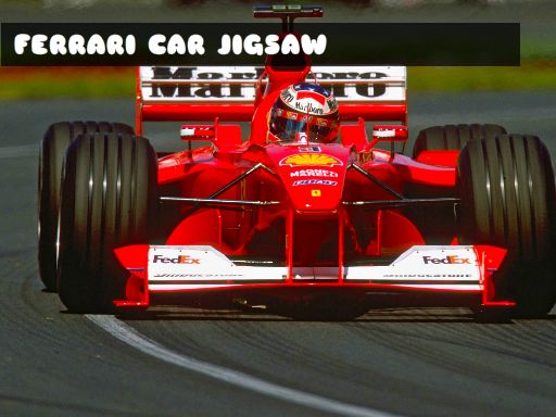 Play Ferrari Car Jigsaw Game