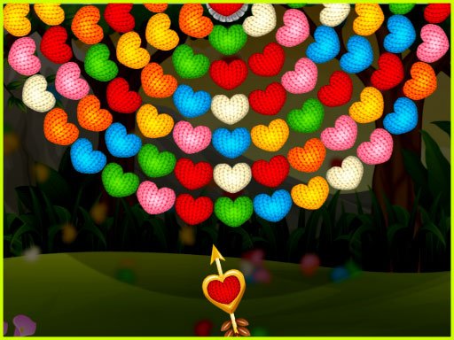 Play Valentines Bubble Wheel Game