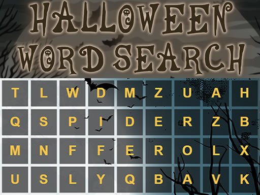Play Halloween Word Search Game