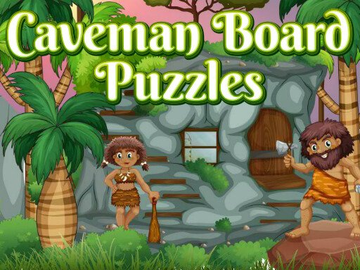 Play Caveman Board Puzzles Game