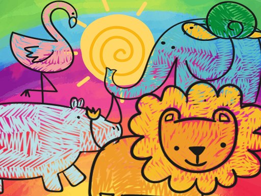 Play Little Animals Coloring Game