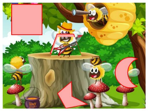 Play Shapes Jigsaw Insects Game