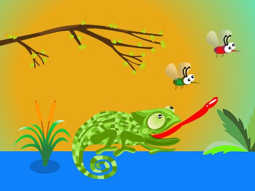 Play Hungry Chameleon Game