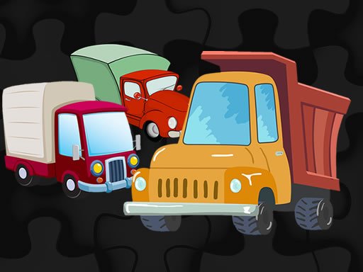 Play Cartoon Truck Jigsaw Game
