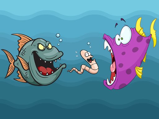 Play Angry Fish Coloring Game