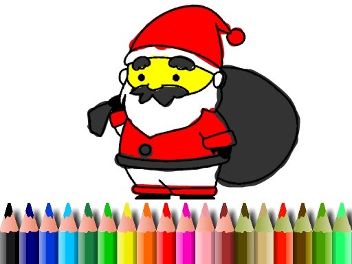 Play BTS Santa Claus Coloring Game