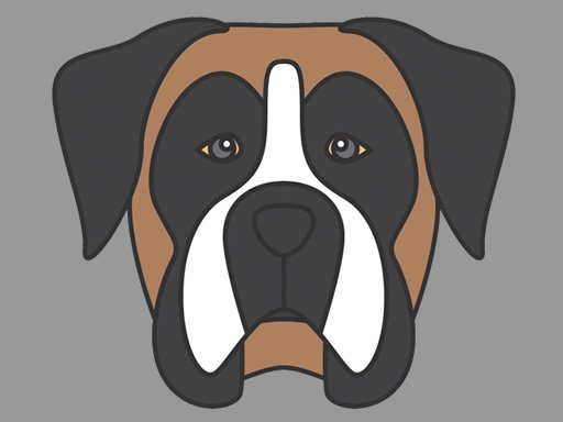Play Doggy Face Coloring Game