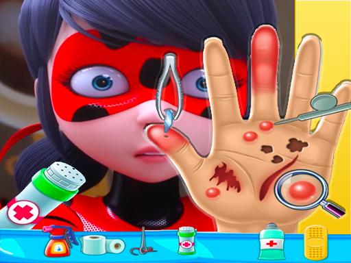 Play Ladybug Miraculous Hand Doctor Game