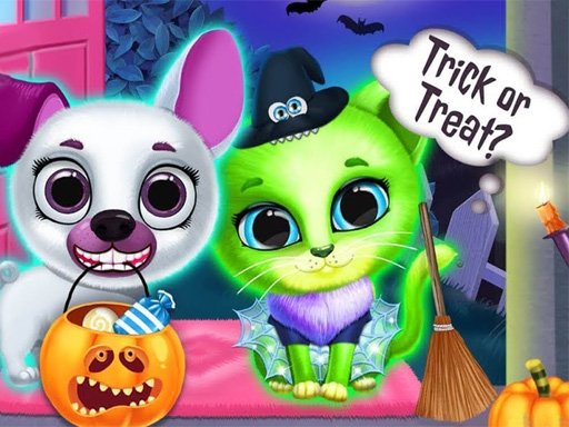 Play Scary Makeover Halloween Pet Salon Game