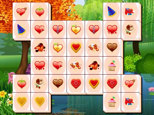 Play Valentines Day Mahjong Game
