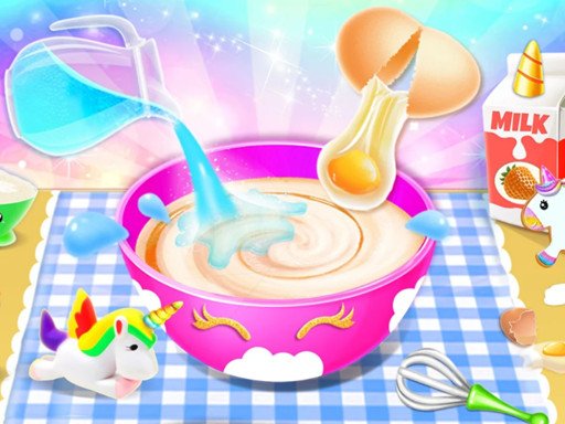 Play Little Princess Unicorn Cake Make Game