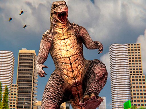 Play Monster Dinosaur Rampage City Attack Game