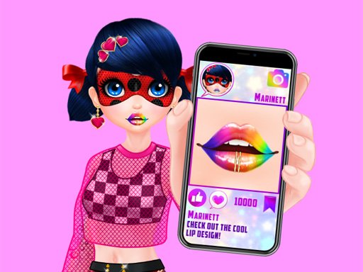 Play Cute Lip Design For Marinett Game