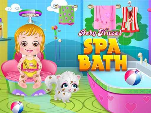 Play Baby Hazel Spa Bath Game