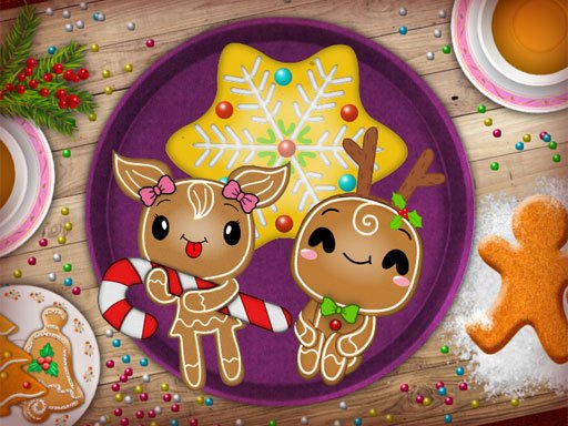 Play Christmas Gingerbread – Color Me Game