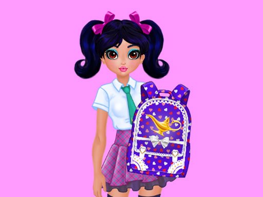 Play Jasmine and Elsa – School Bag Design Contest Game
