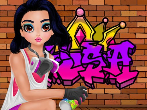 Play Princess Cool Graffiti Game