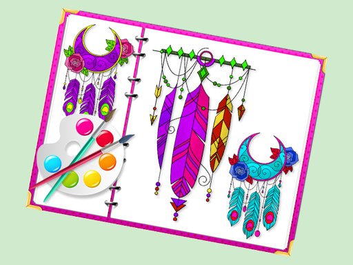 Play Miraculous Dream Catcher Coloring Game