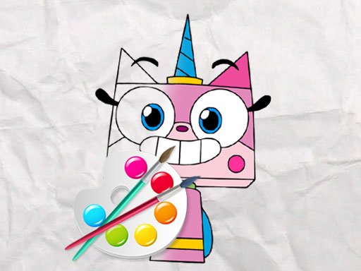 Play Unicorn Kitty Coloring Game