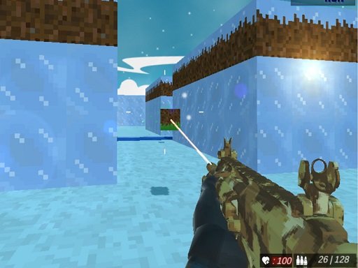Play Blocky Swat Shooting IceWorld Multiplayer Game
