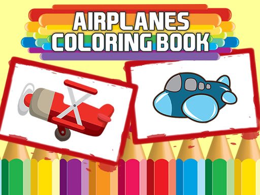Play Airplanes Coloring Book Game