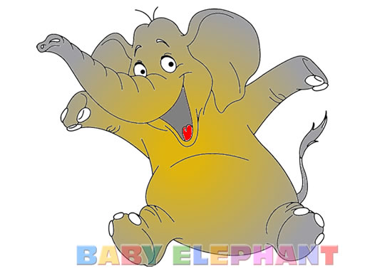 Play Baby Elephant Coloring Game