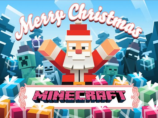 Play MineCraft Christmas Jigsaw  Puzzle Game