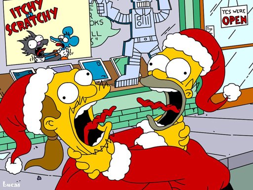 Play Simpsons Christmas Jigsaw Puzzle Game