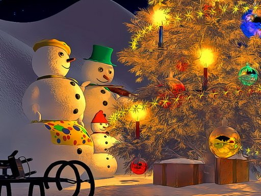 Play Snowman Family Time Game