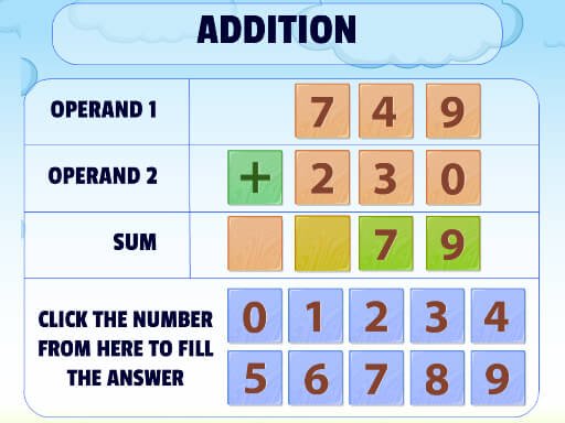 Play Addition Practice Game