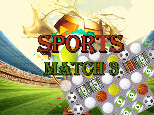 Play Sports Match 3 Deluxe Game