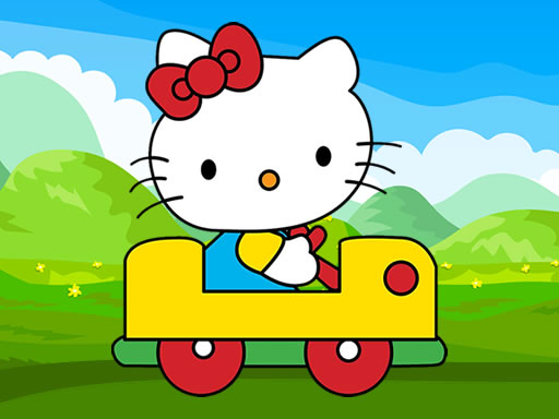 Play Hello Kitty Car Jigsaw Game