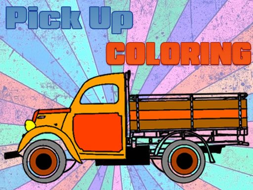 Play Pick Up Trucks Coloring Game