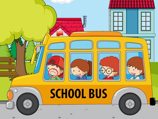 Play School Bus Differences Game