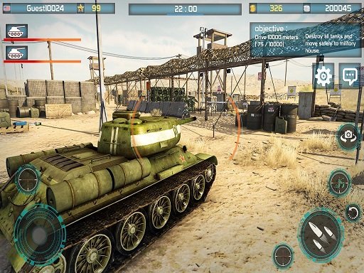 Play Tank Battle 3D : War of Tanks 2k20 Game