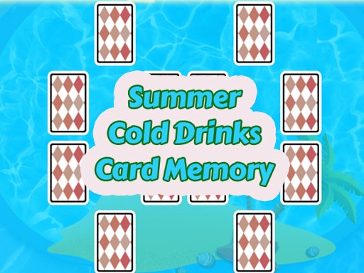 Play Summer Cold Drinks Card Memory Game