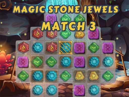 Play Magic Stone Jewels Match 3 Game