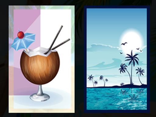 Play Beach Cocktails Memory Game