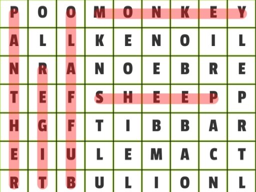 Play Animals Word Search Game