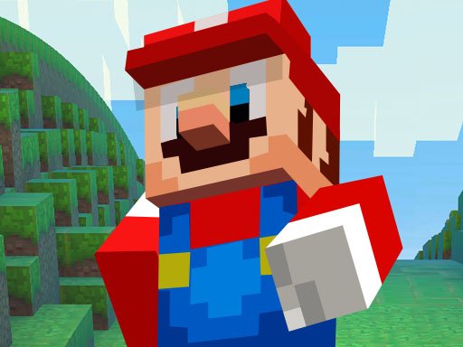 Play Super Mario MineCraft Runner Game