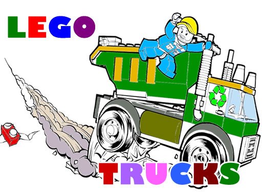 Play Lego Trucks Coloring Game